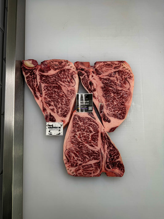 T-Bone Full Blood Wagyu Australiano BMS 9 - Stone Axe