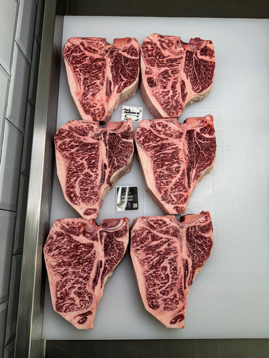 Porterhouse Full Blood Wagyu Australiano BMS 9 - Stone Axe